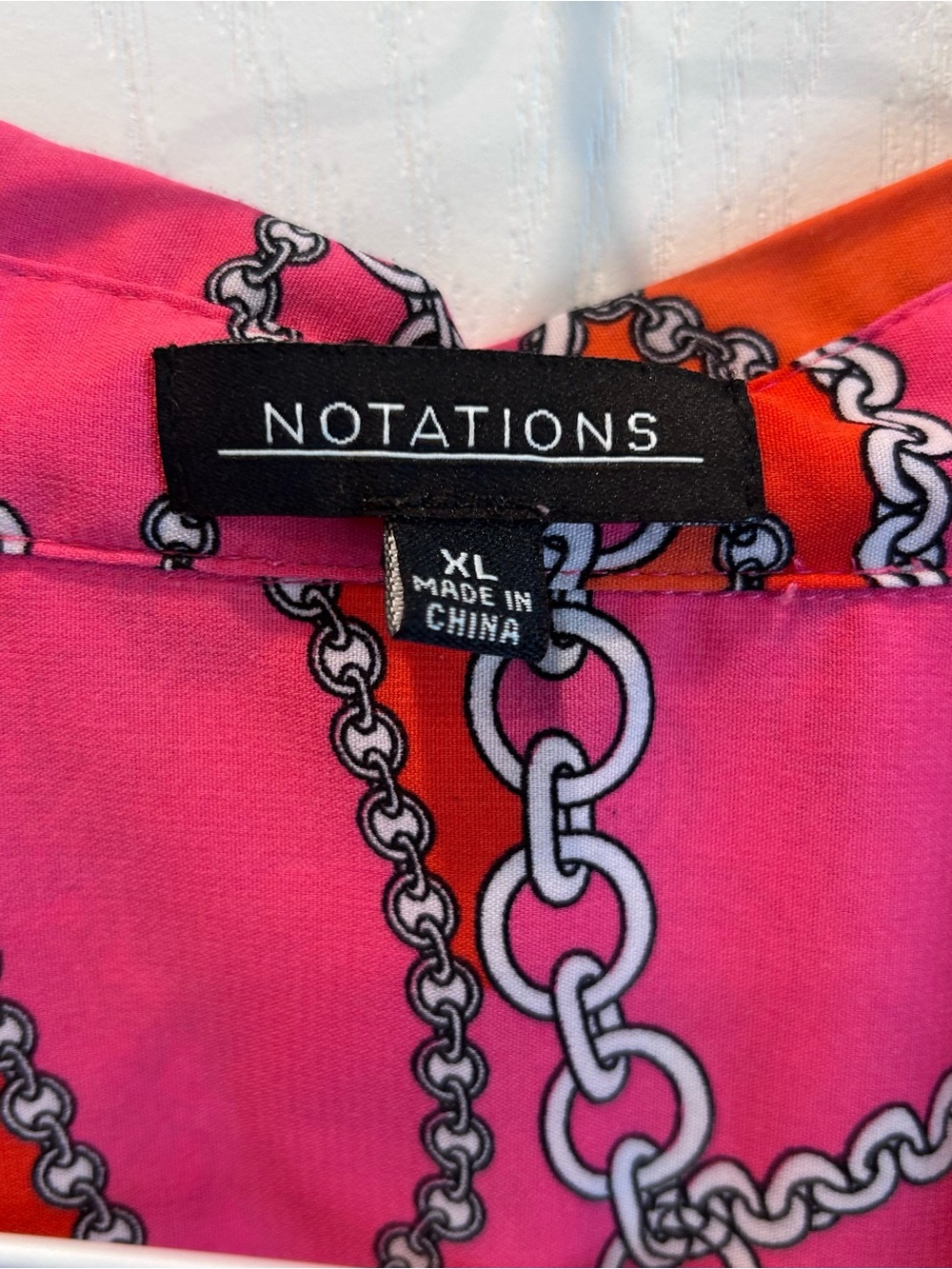 Lot Of 2 Women’s Long Sleeve Notations Brand Button Up Size XL Blouses - Picture 4 of 10